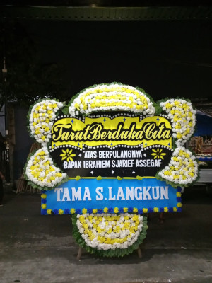 Papan Bunga Duka di Kebun Keling